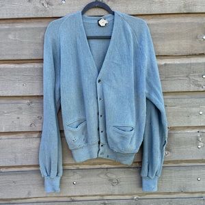 Blue vintage cardigan